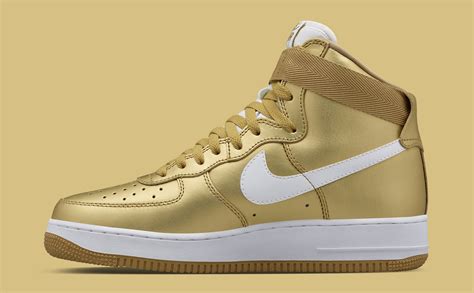 nike air force damen mit gold|nike air force 1 high top.